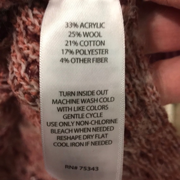 Wearing your ❤️ on your sleeve tunic sweater. - Picture 3 of 3